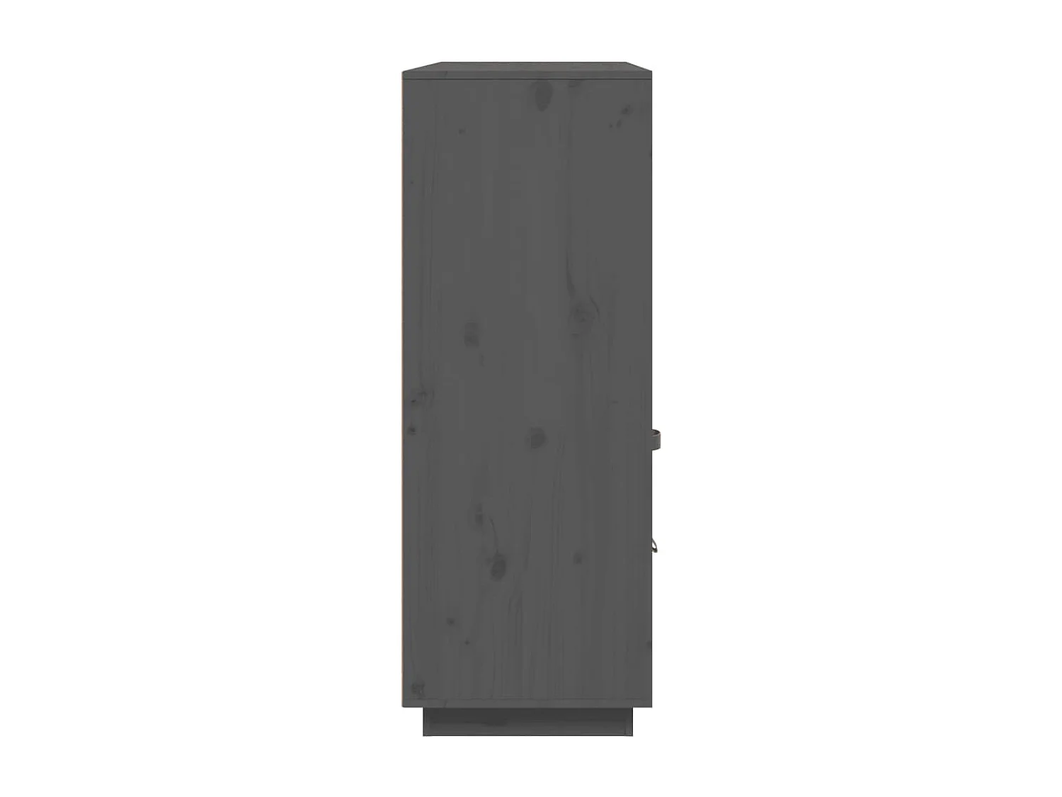 Hoog dressoir Grijs 100x40x108,5 cm Massief grenenhout