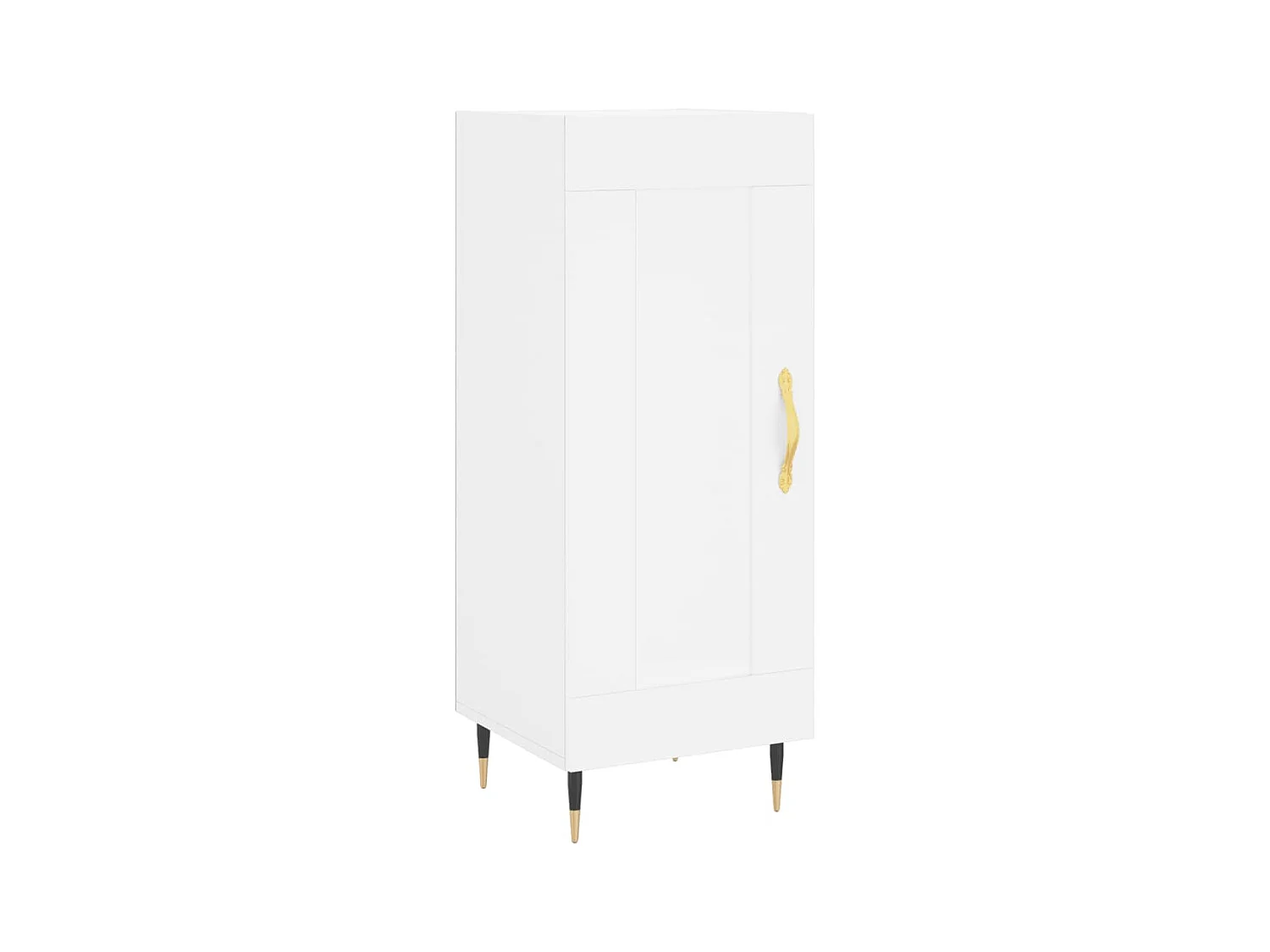 Buffet blanc 34,5x34x90 cm bois d'ingénierie