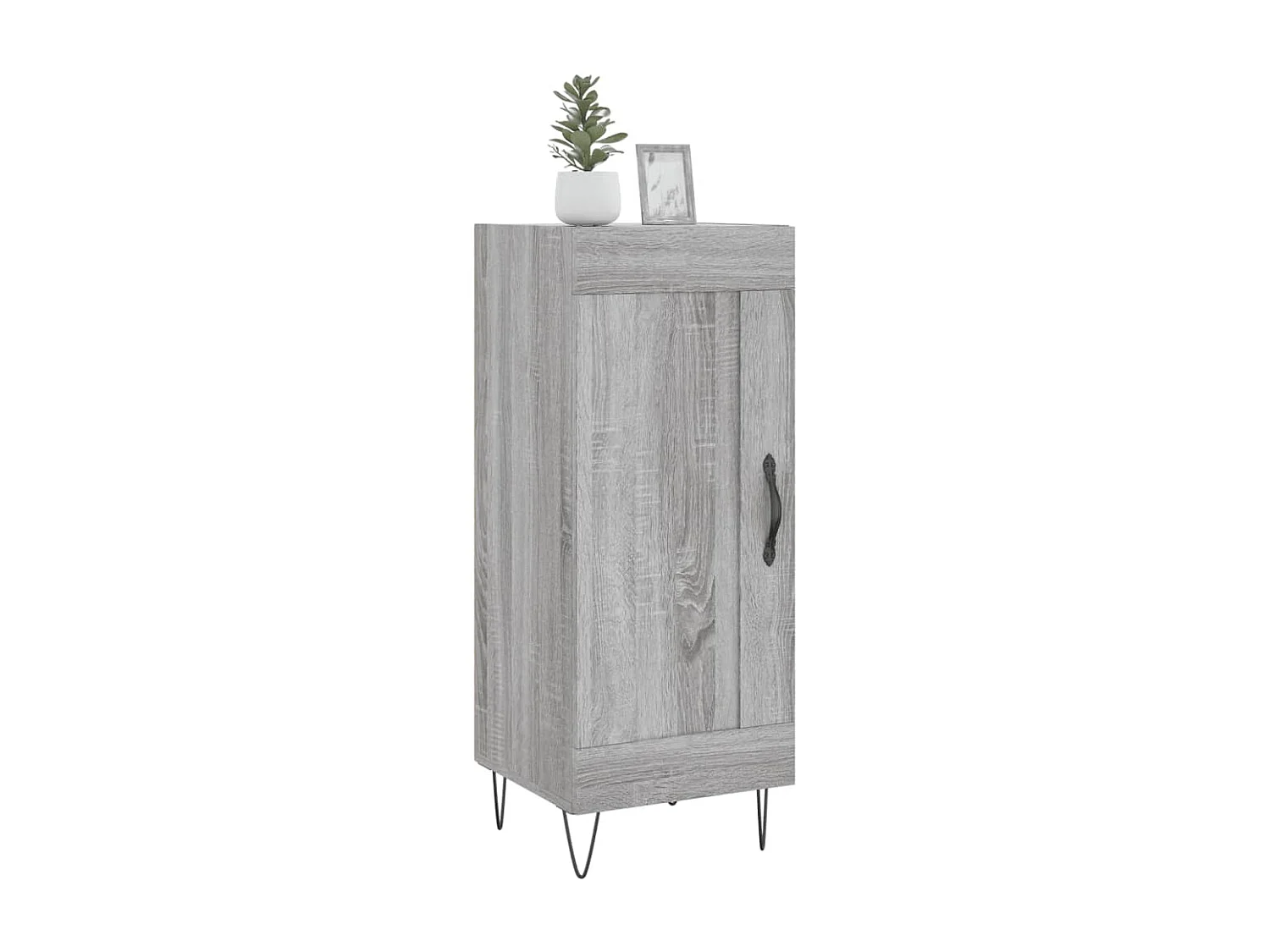 Buffet Sonoma gris 34,5x34x90 cm Bois d'ingénierie