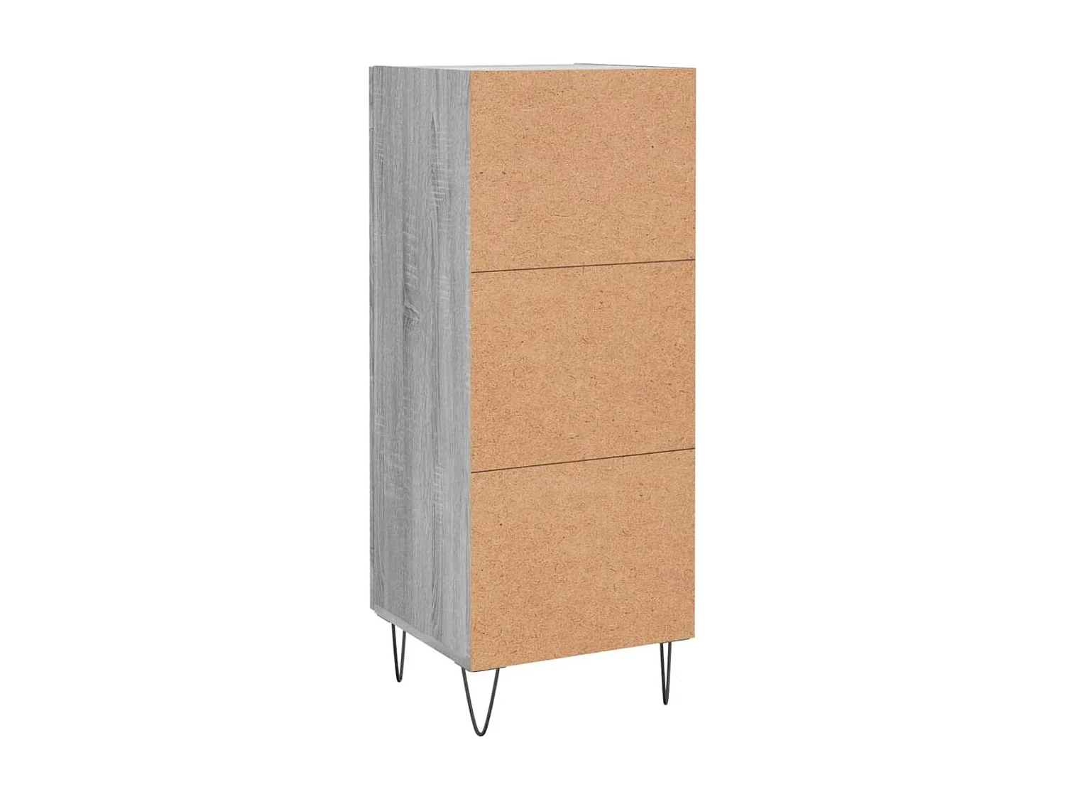 Credenza Sonoma grigia 34,5x34x90 cm Legno ingegnerizzato