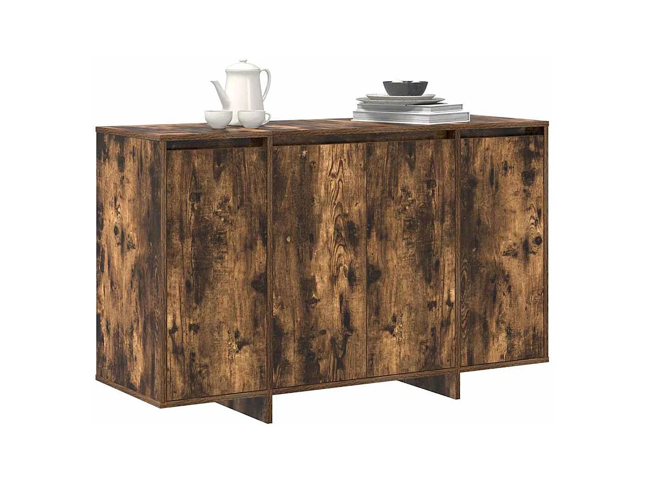 Buffet Chêne fumé 120 x 41 x 75 cm Bois d'ingénierie