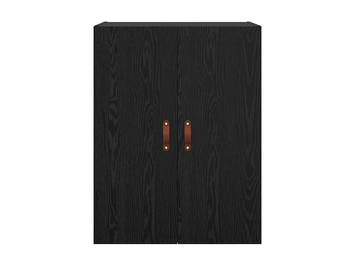 Pensili 2 pezzi Rovere Nero 69,5 x 34 x 90 cm