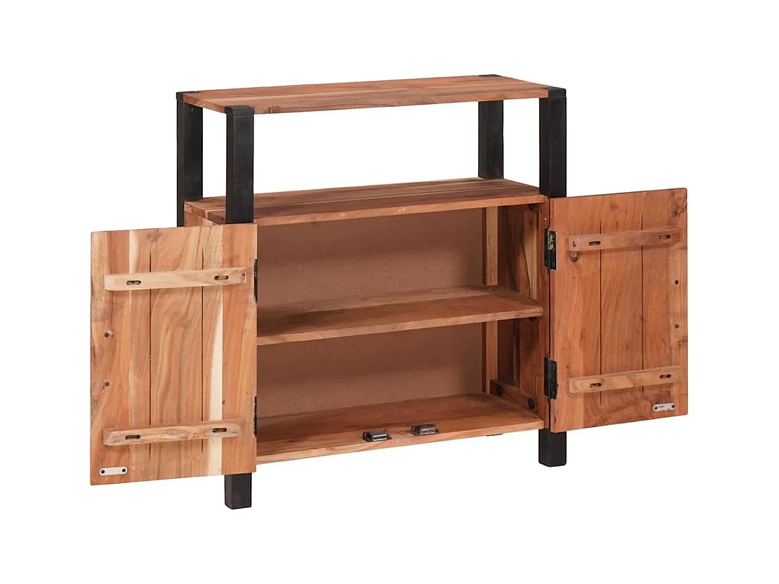 Credenza marrone 70 x 30 x 75 cm Legno massello di acacia