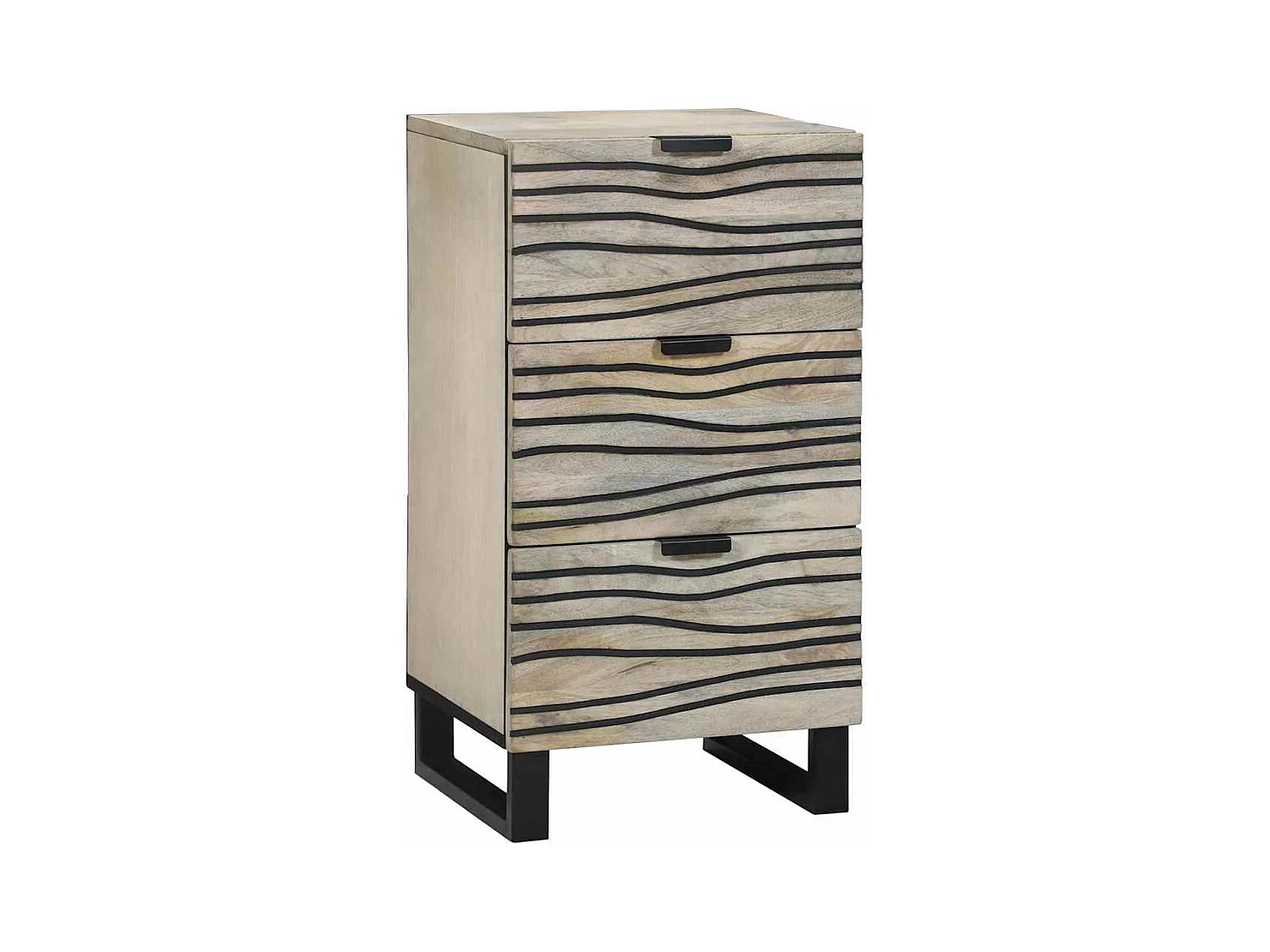 Meubles et étagères de rangement pour médias Blanc et Noir