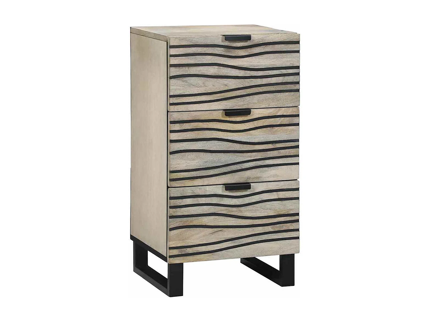 Mobili e scaffali per supporti multimediali bianchi e neri