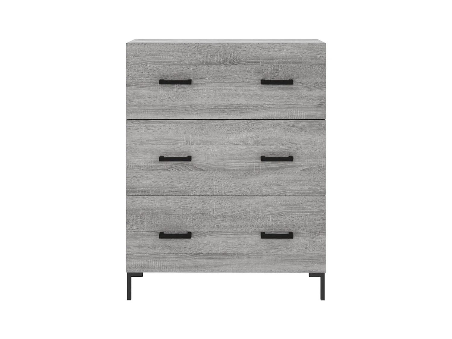 Buffet haut Sonoma gris 69,5x34x180 cm Bois d'ingénierie