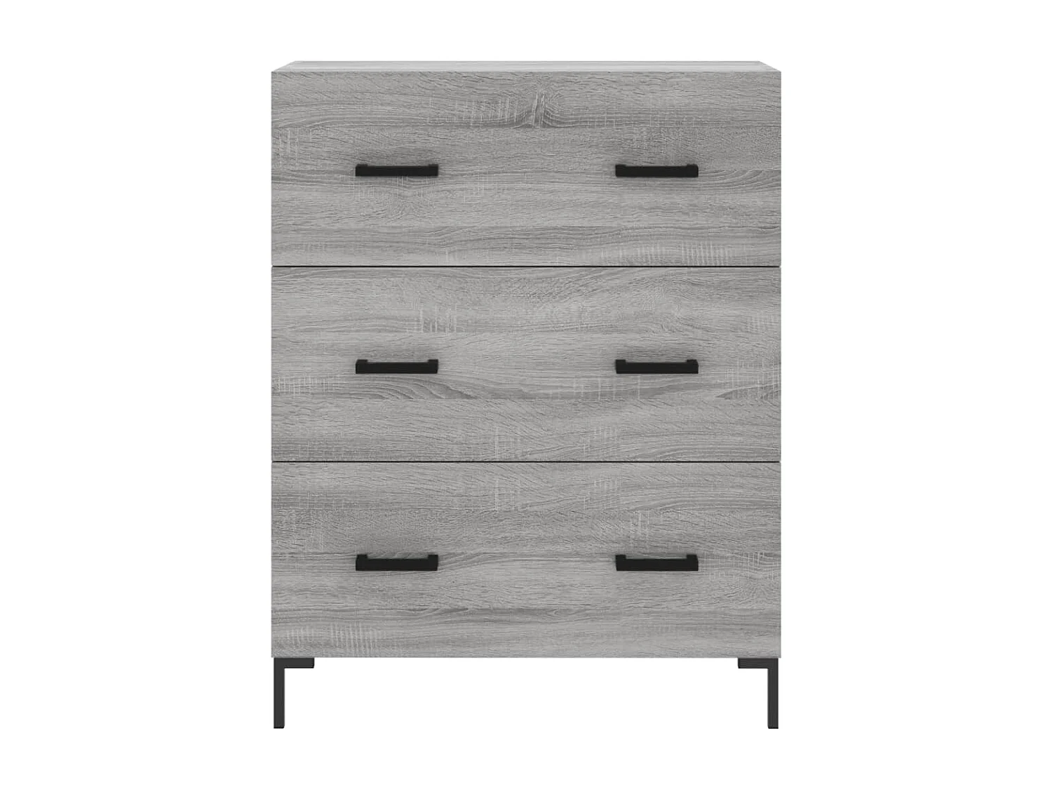 Buffet haut Sonoma gris 69,5x34x180 cm Bois d'ingénierie