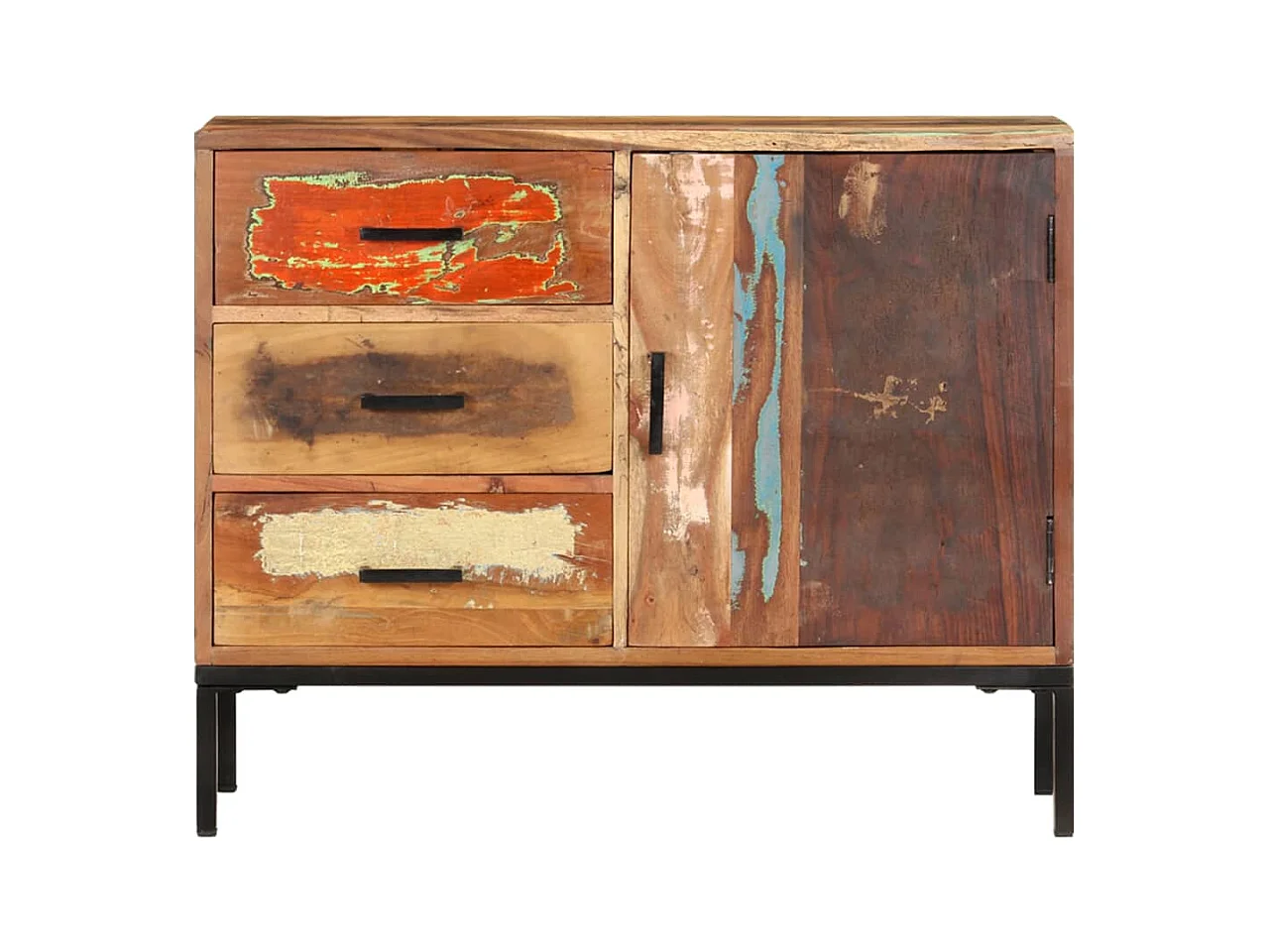 Buffet 88x30x73 cm Bois de récupération solide