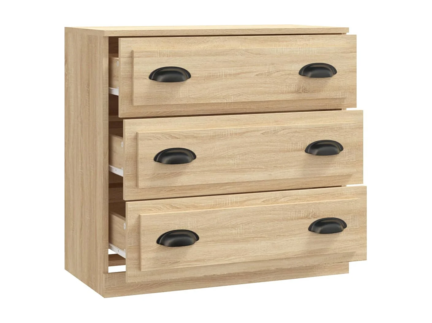 Buffet chêne sonoma 70x35,5x67,5 cm bois d'ingénierie