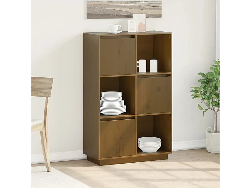 Buffet Honingbruin 74x35x117 cm Massief grenenhout