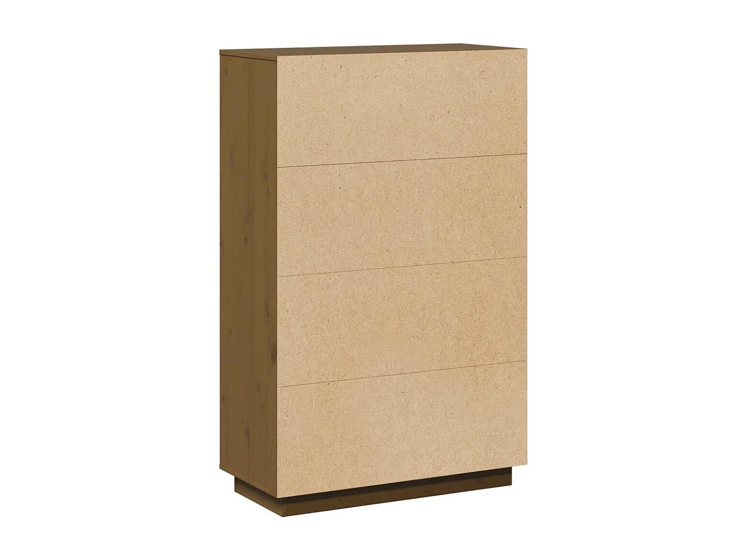 Buffet Marron miel 74x35x117 cm Bois massif de pin