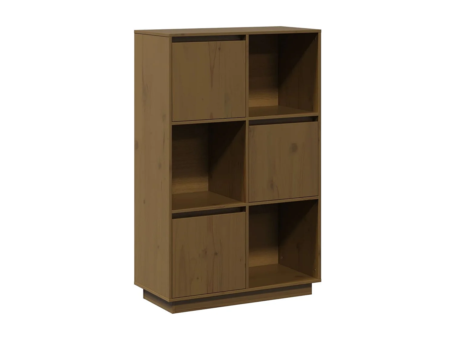 Buffet Marrone miele 74x35x117 cm Legno massello di pino