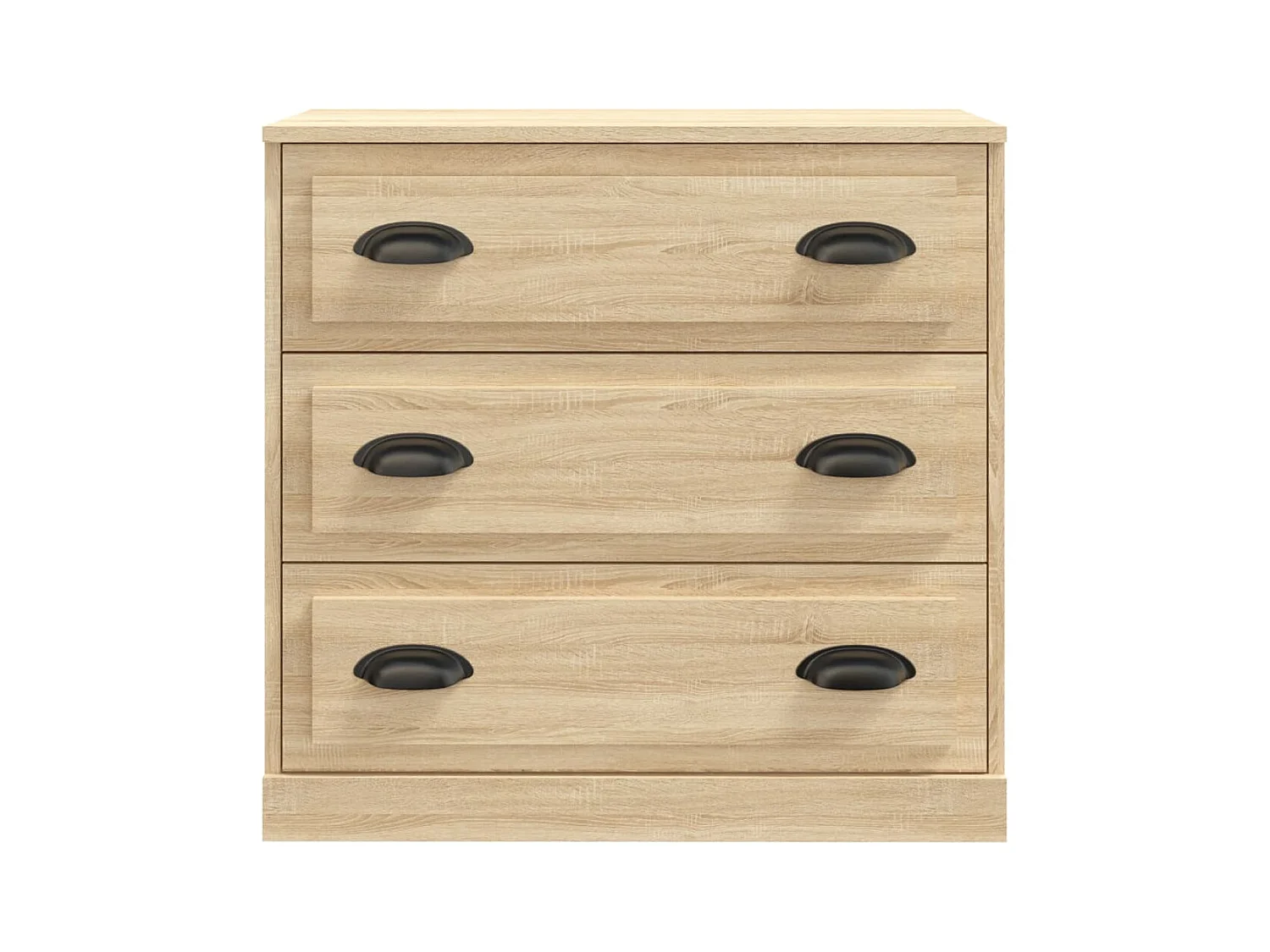 Buffets 2 pcs chêne sonoma bois d'ingénierie