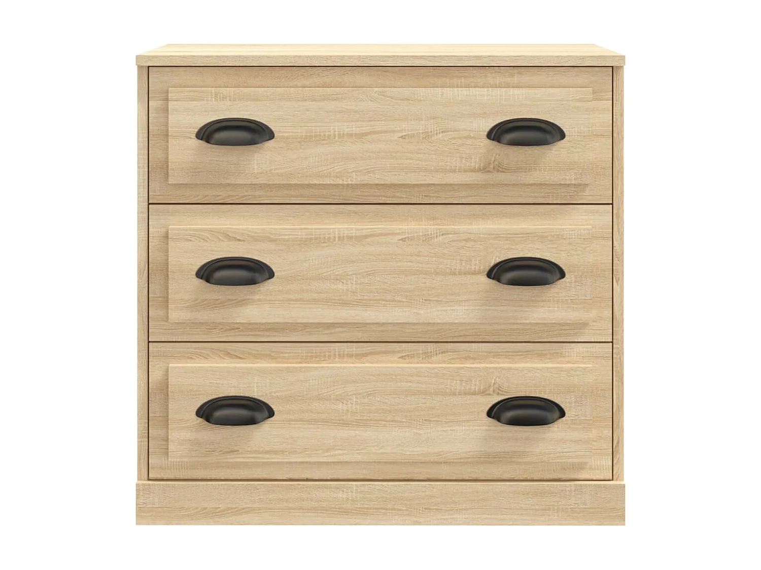 Buffets 2 pcs chêne sonoma bois d'ingénierie