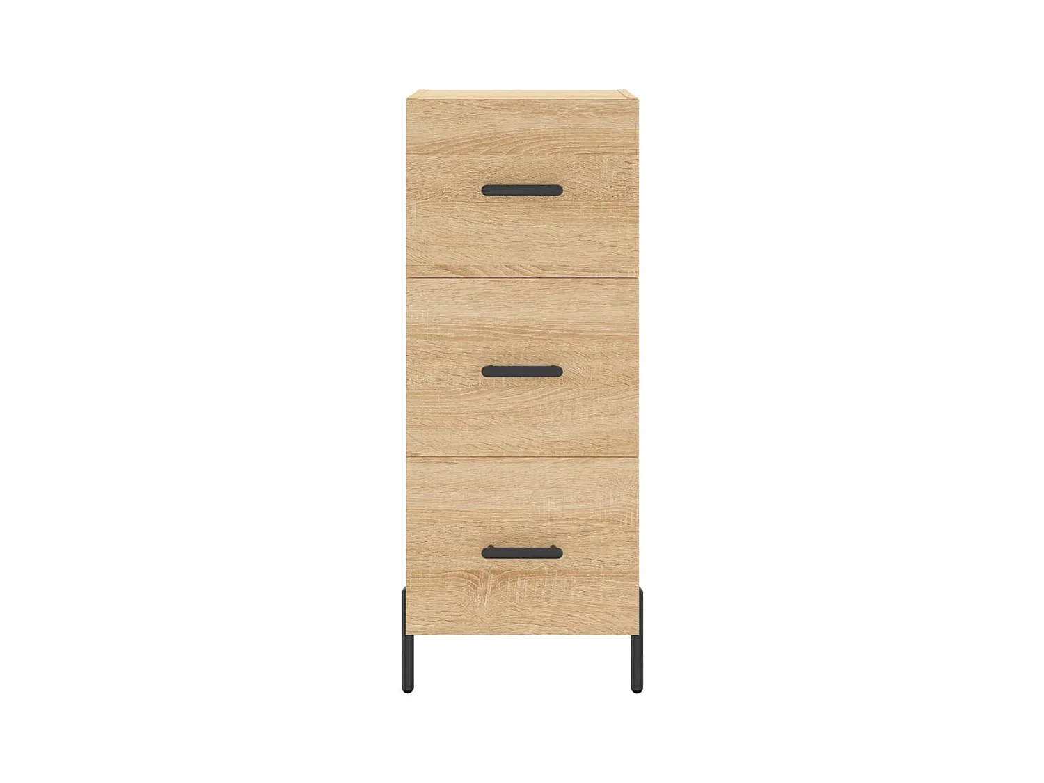 Hoog dressoir Sonoma eiken 34,5x34x180 cm Technisch hout