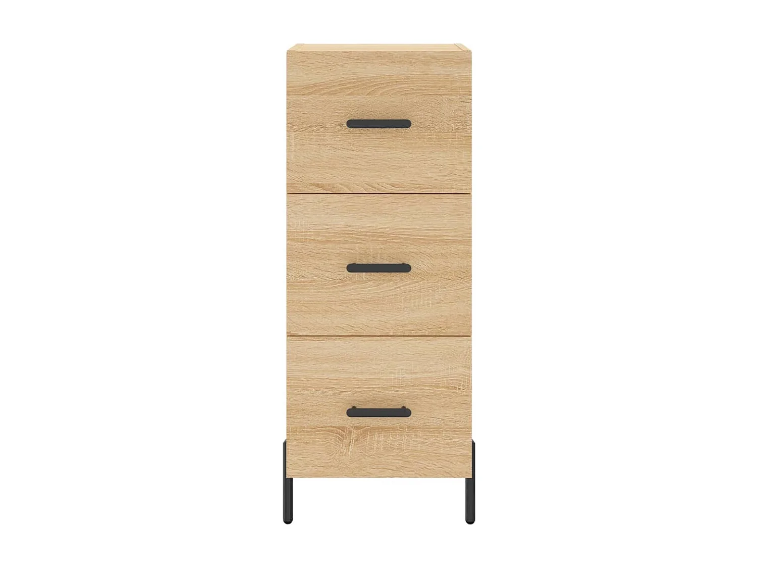 Buffet haut Chêne sonoma 34,5x34x180 cm Bois d'ingénierie