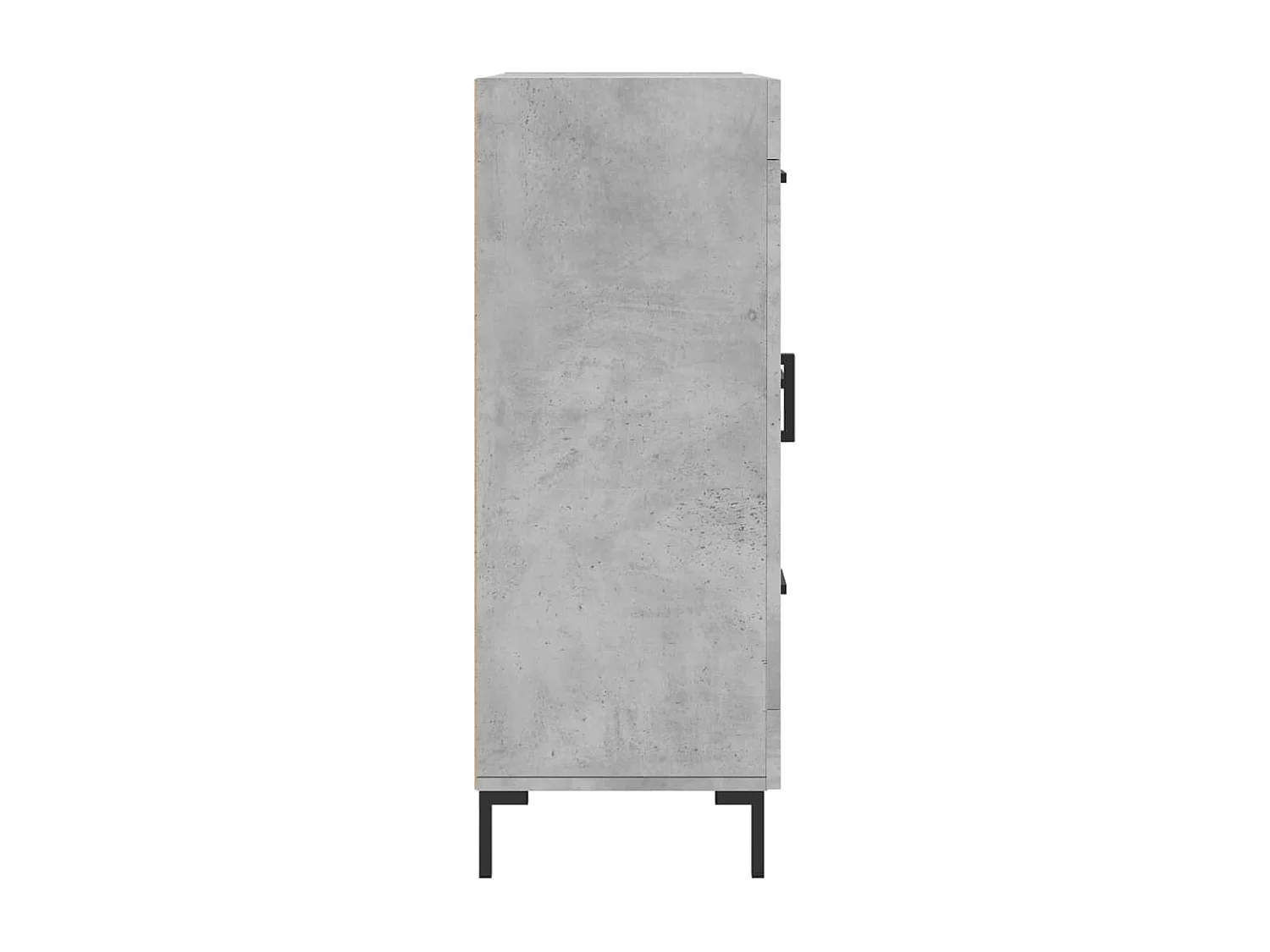 Credenza grigio cemento 69,5x34x90 cm in legno ingegnerizzato