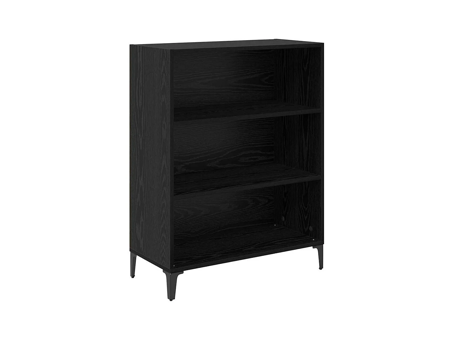 Sideboard aus schwarzer Eiche, 32,5 x 69,5 x 90 cm, Holzwerkstoff