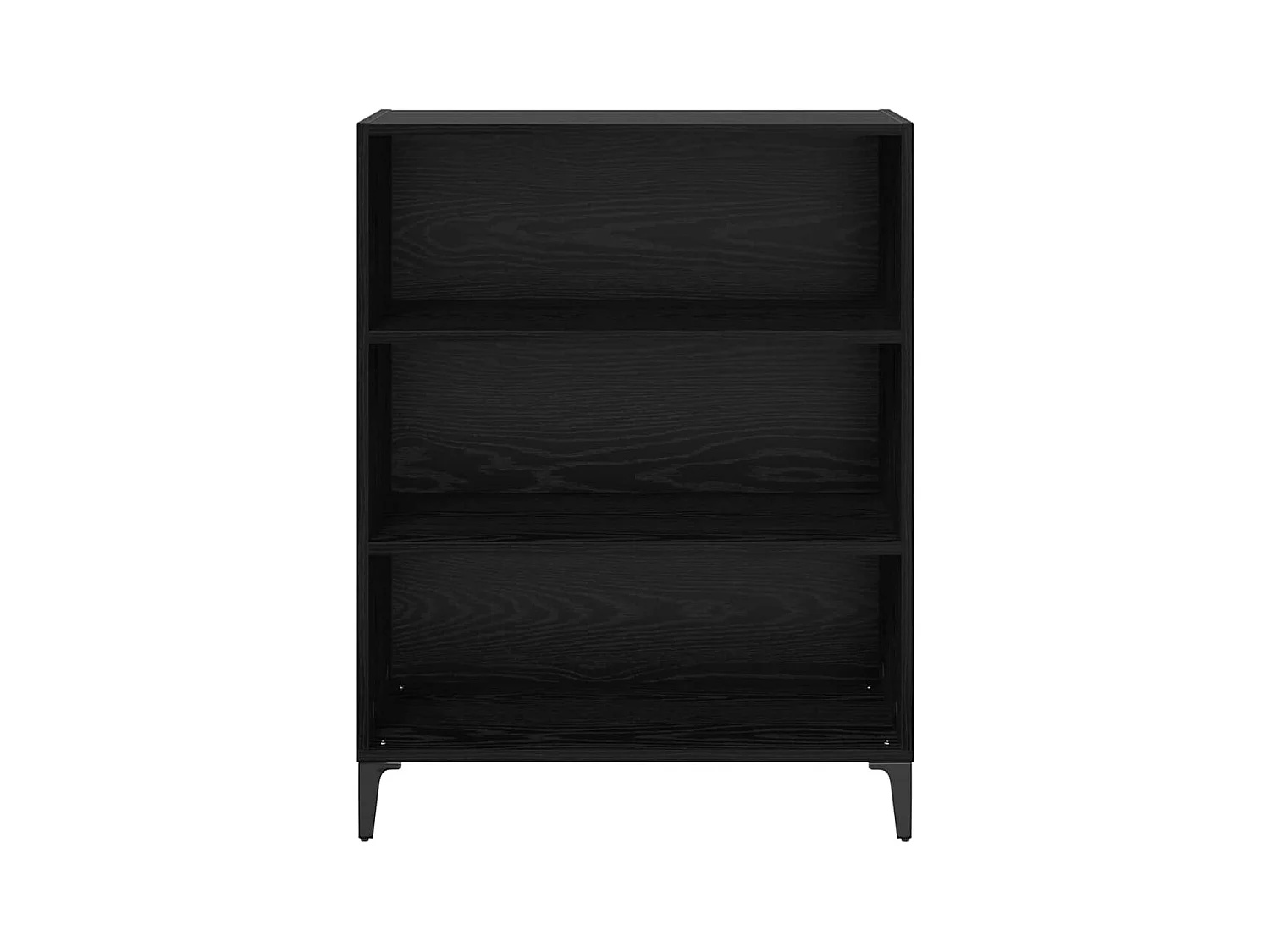 Sideboard aus schwarzer Eiche, 32,5 x 69,5 x 90 cm, Holzwerkstoff