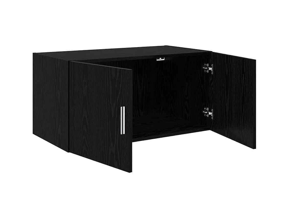 Meuble mural Chêne noir 80 x 42.5 x 40 cm Bois d'ingénierie