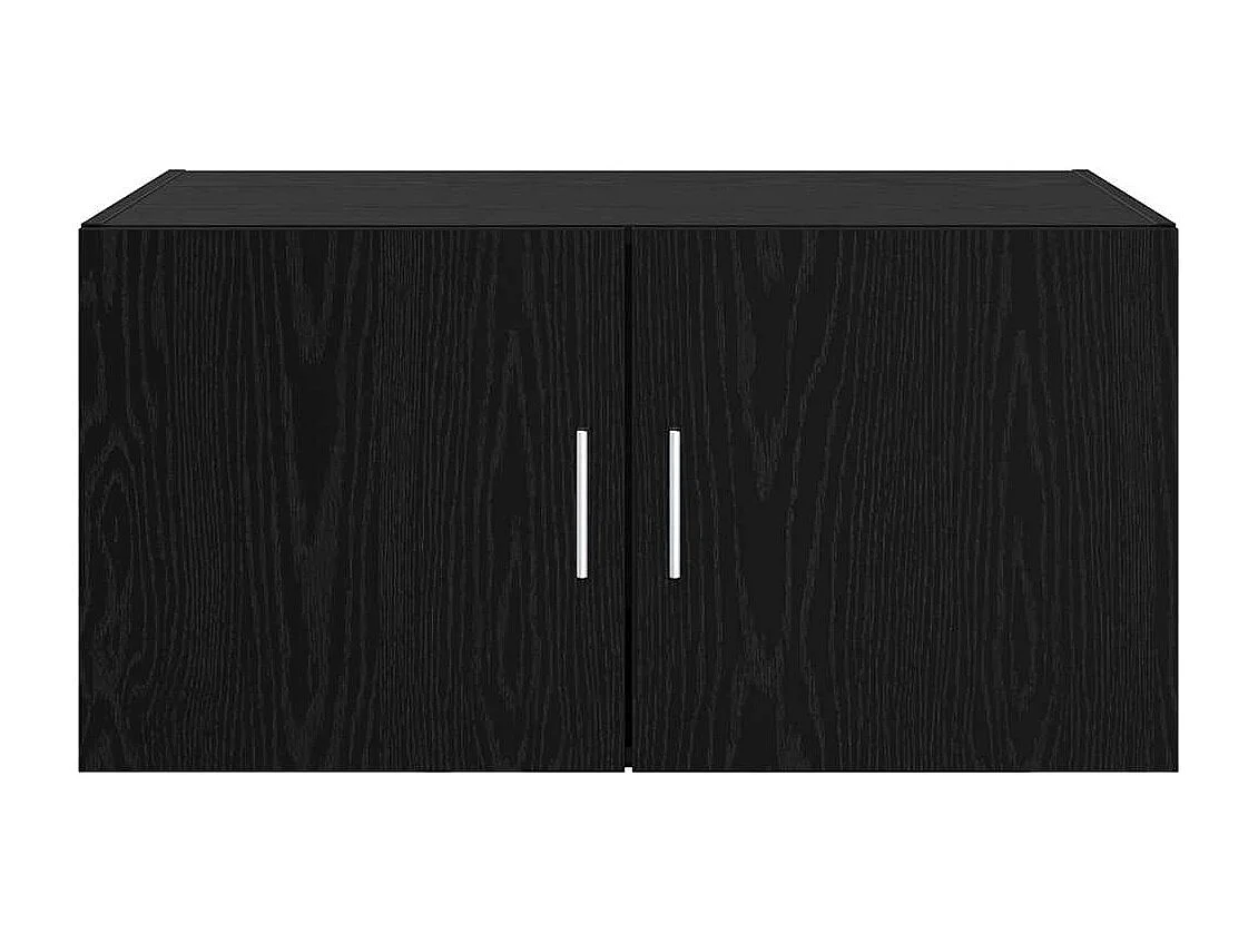 Meuble mural Chêne noir 80 x 42.5 x 40 cm Bois d'ingénierie