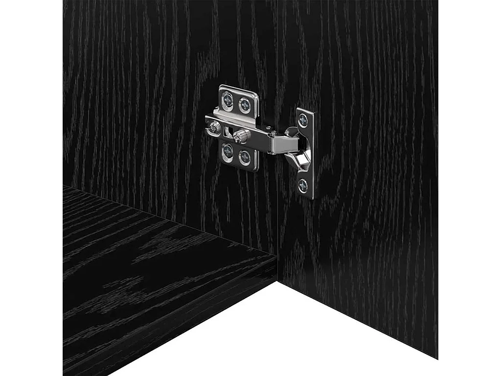 Meuble mural Chêne noir 80 x 42.5 x 40 cm Bois d'ingénierie