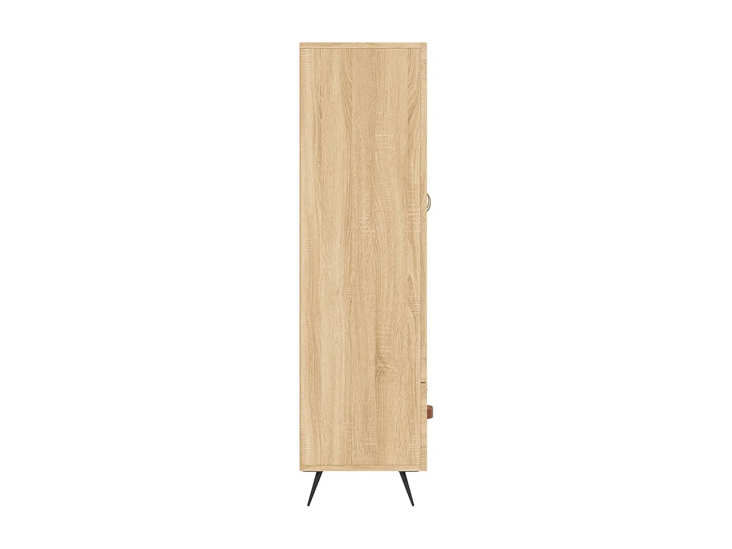 Buffet haut chêne sonoma 69,5x31x115 cm bois d'ingénierie
