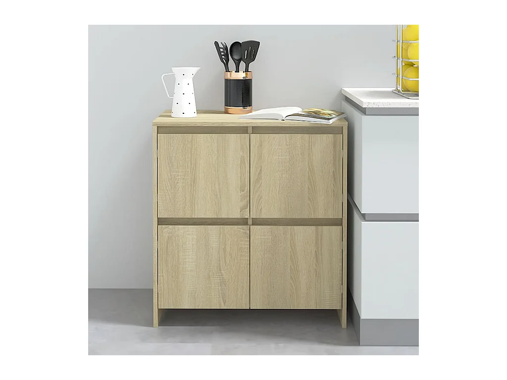 Buffet Chêne sonoma 70x41x75 cm Bois d'ingénierie