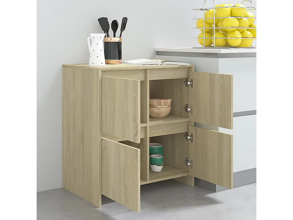 Buffet Chêne sonoma 70x41x75 cm Bois d'ingénierie