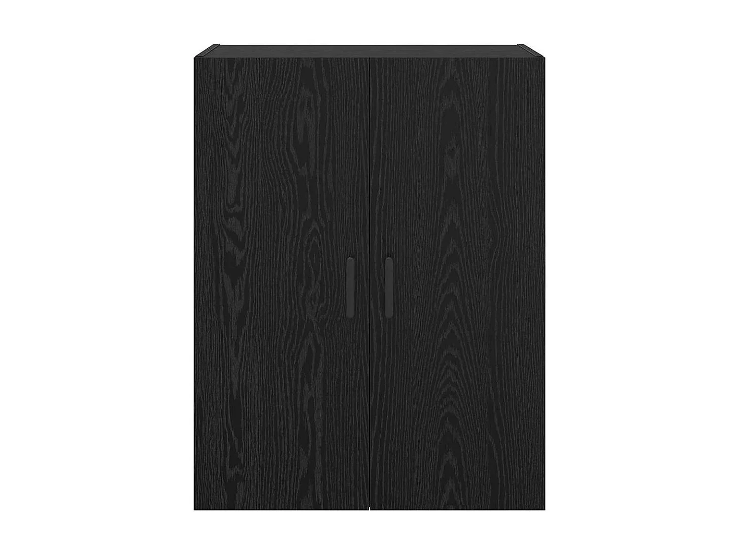 Pensili 2 pezzi Rovere Nero 69,5 x 34 x 90 cm