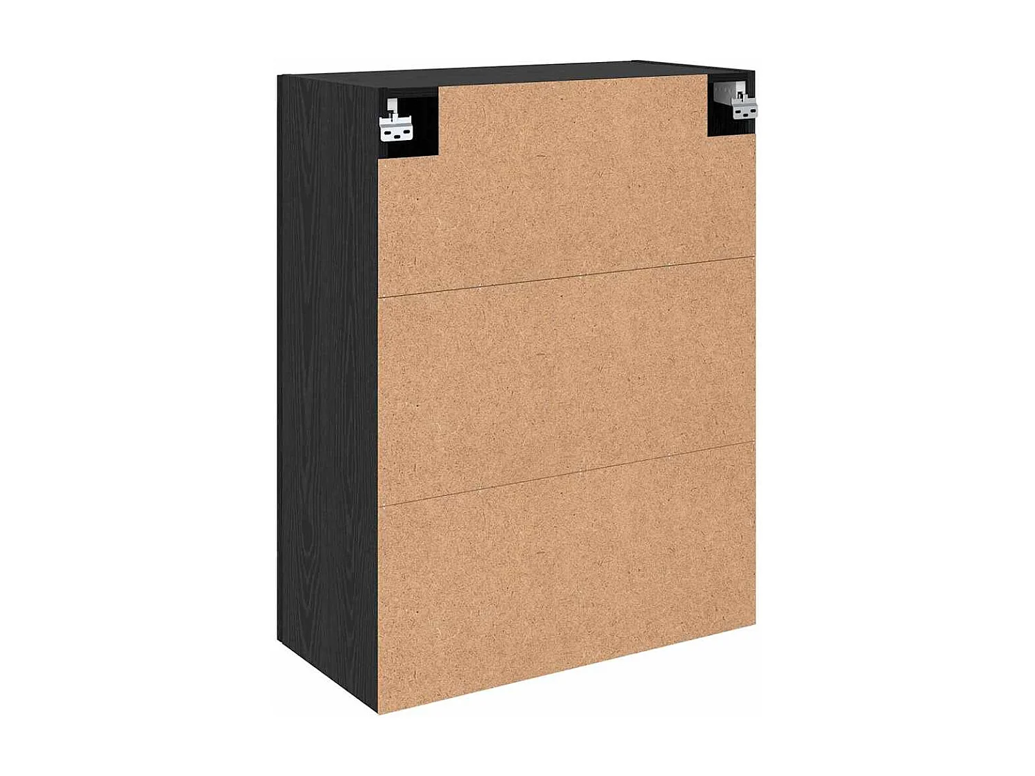 Pensili 2 pezzi Rovere Nero 69,5 x 34 x 90 cm