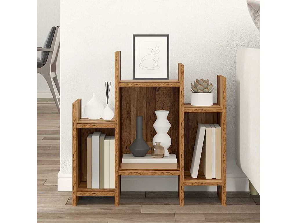 Mobiletto in legno antico 60 x 26 x 60 cm Legno ingegnerizzato