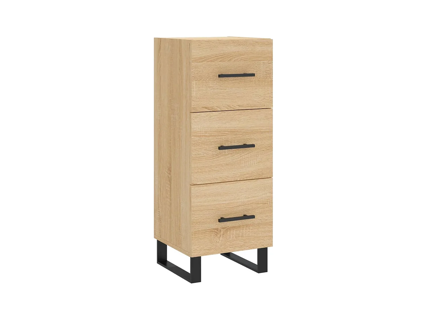 Hoog dressoir Sonoma eiken 34,5x34x180 cm Technisch hout