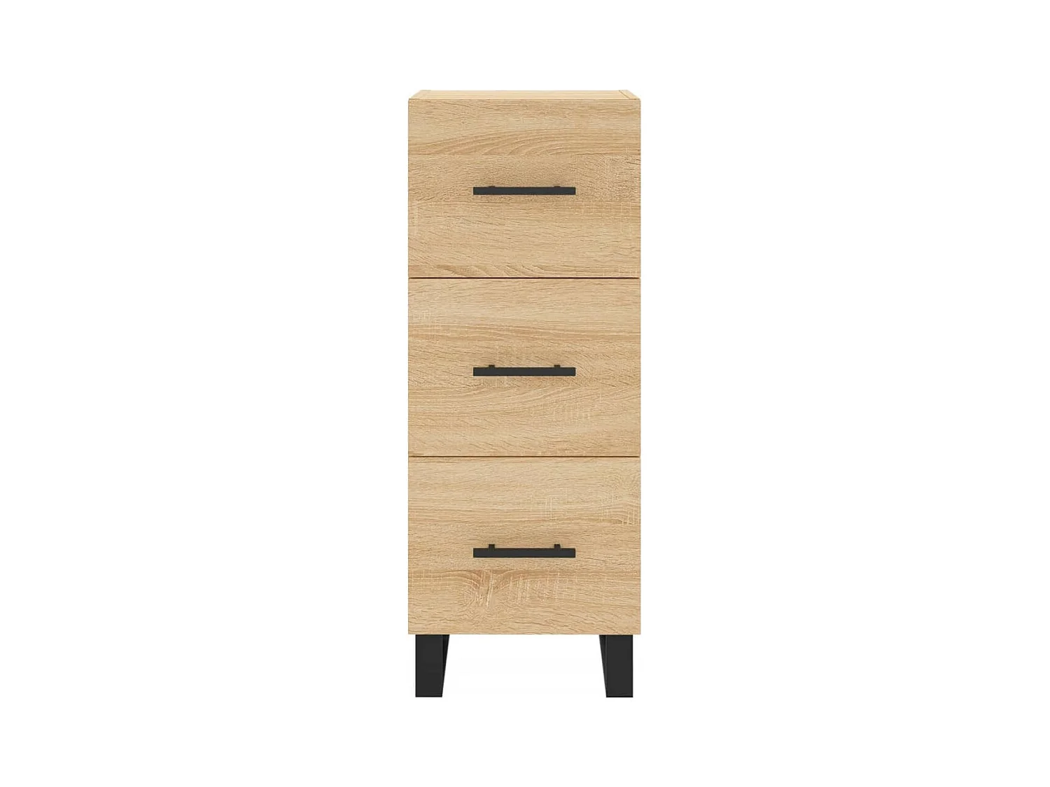 Hoog dressoir Sonoma eiken 34,5x34x180 cm Technisch hout