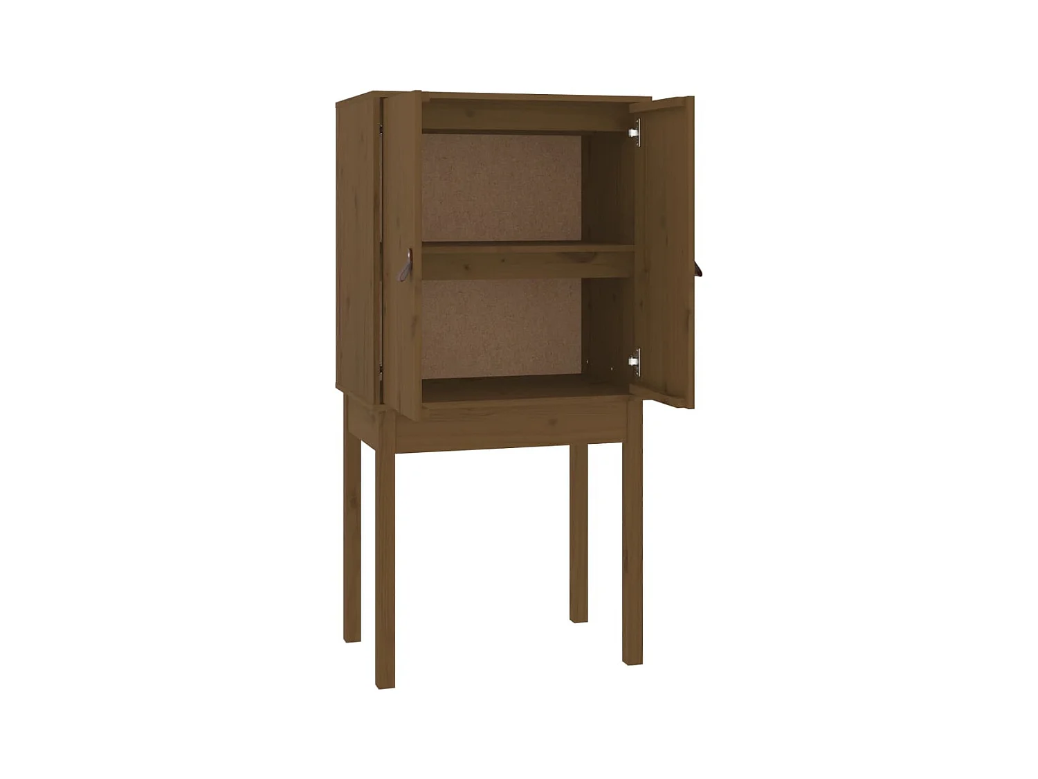 Hohes Sideboard Honigbraun 60x40x120 cm Massivholz Kiefer