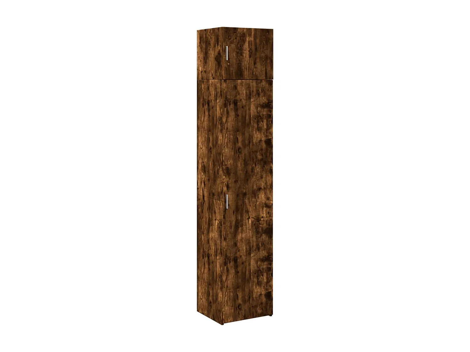 Armoire de rangement mince chêne fumé 45x42,5x225 cm