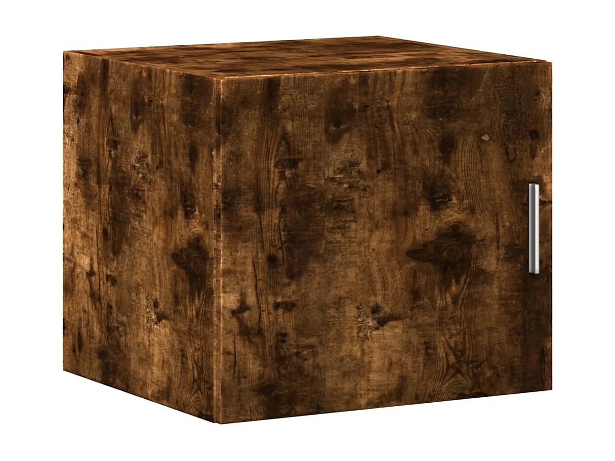 Armoire de rangement mince chêne fumé 45x42,5x225 cm