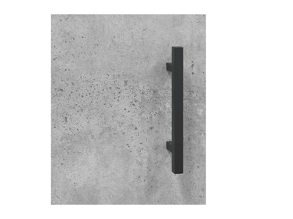 Hoge dressoir Betongrijs 69,5x34x180 cm Technisch hout