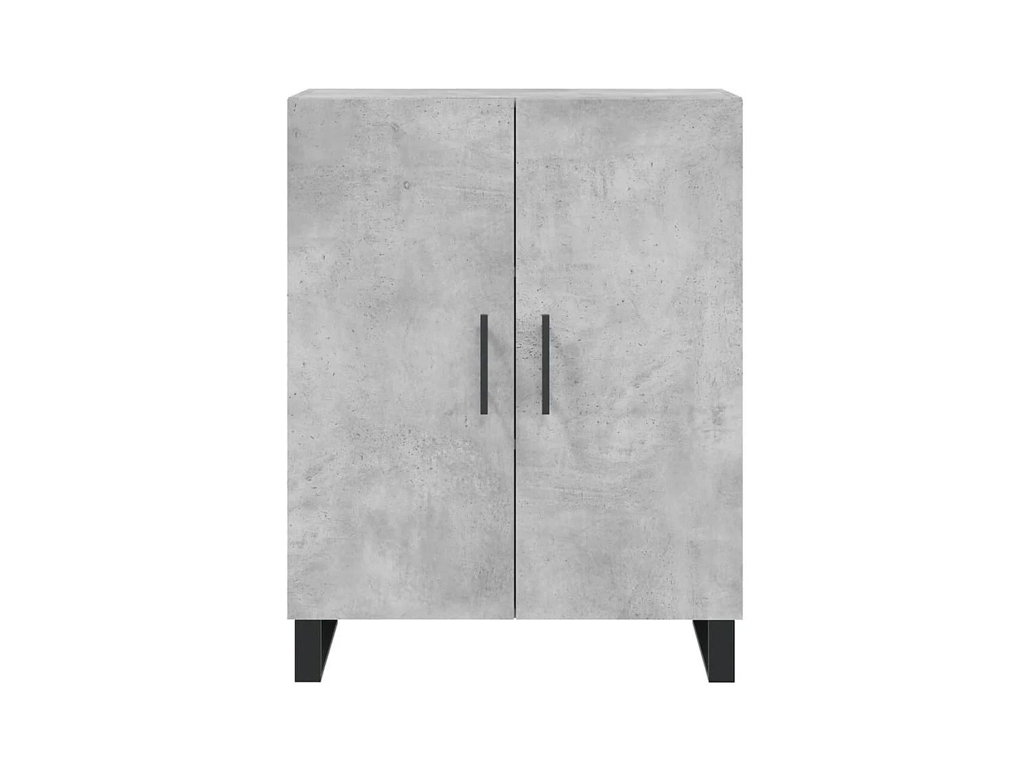 Hoge dressoir Betongrijs 69,5x34x180 cm Technisch hout