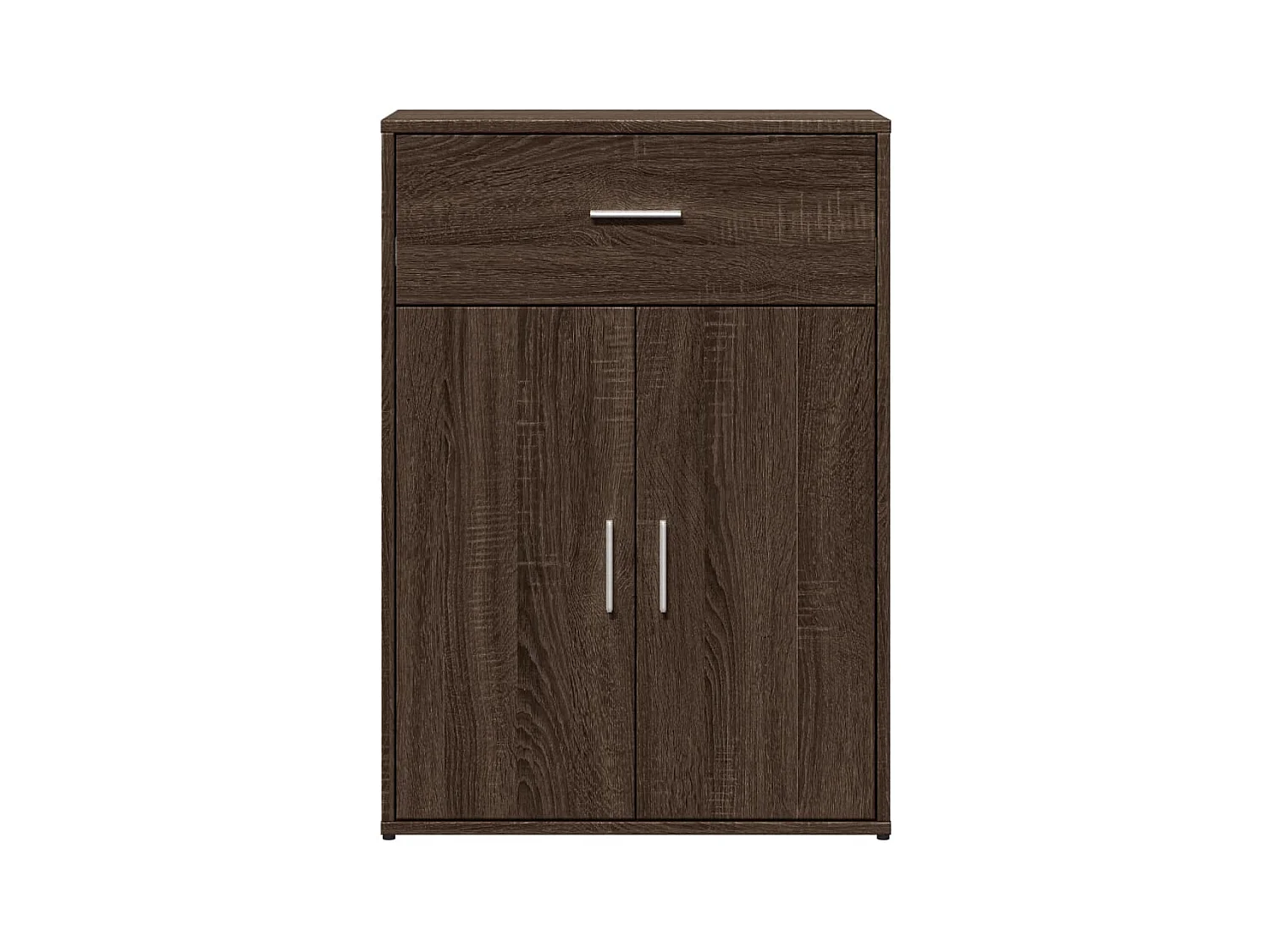 Buffet chêne marron 60x30x84 cm bois d'ingénierie