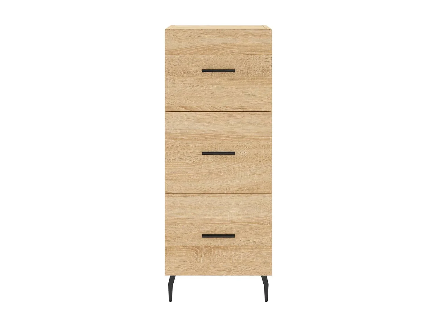 Buffet haut Chêne sonoma 34,5x34x180 cm Bois d'ingénierie
