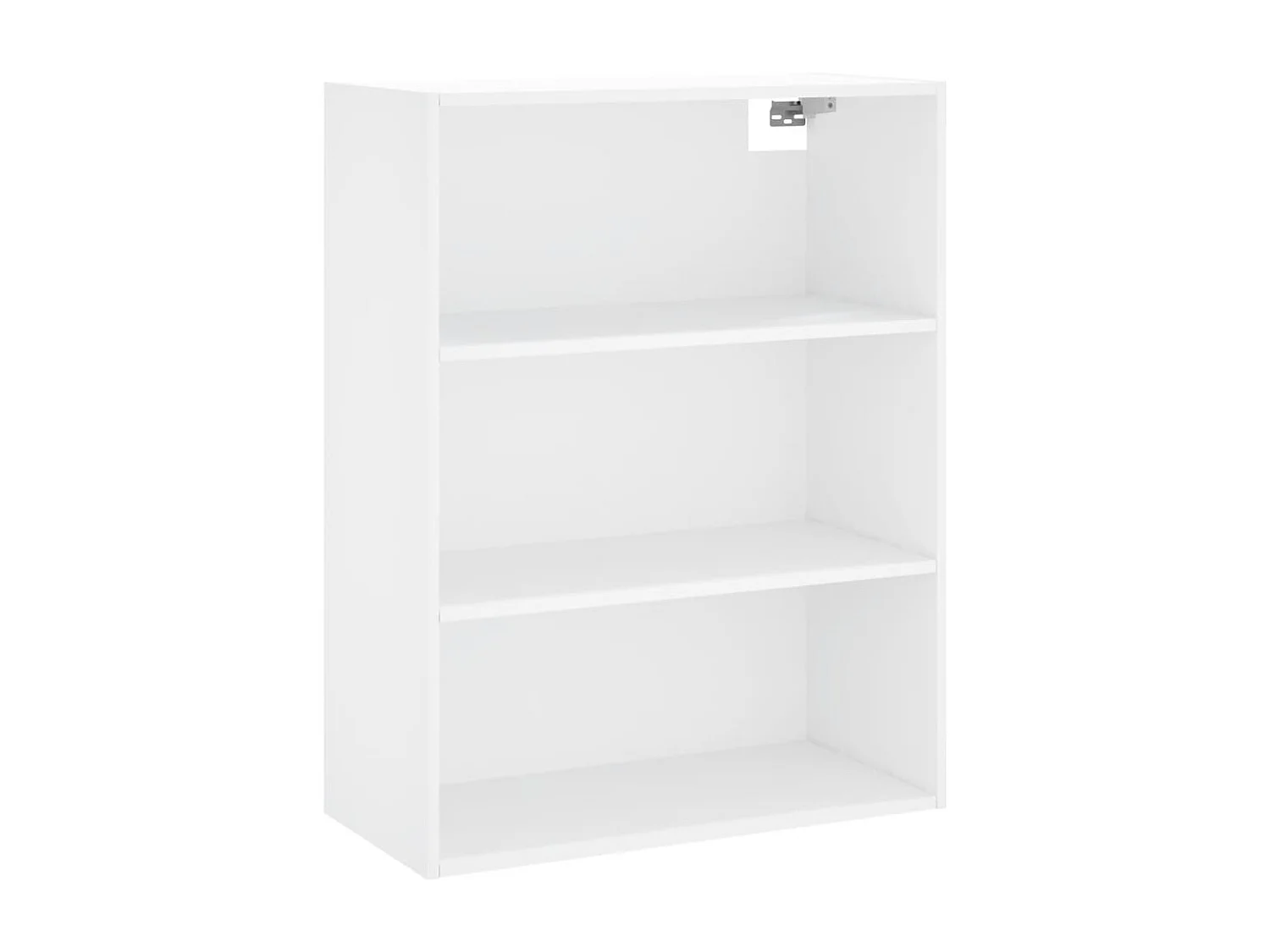 Buffet haut Blanc 69,5x34x180 cm Bois d'ingénierie