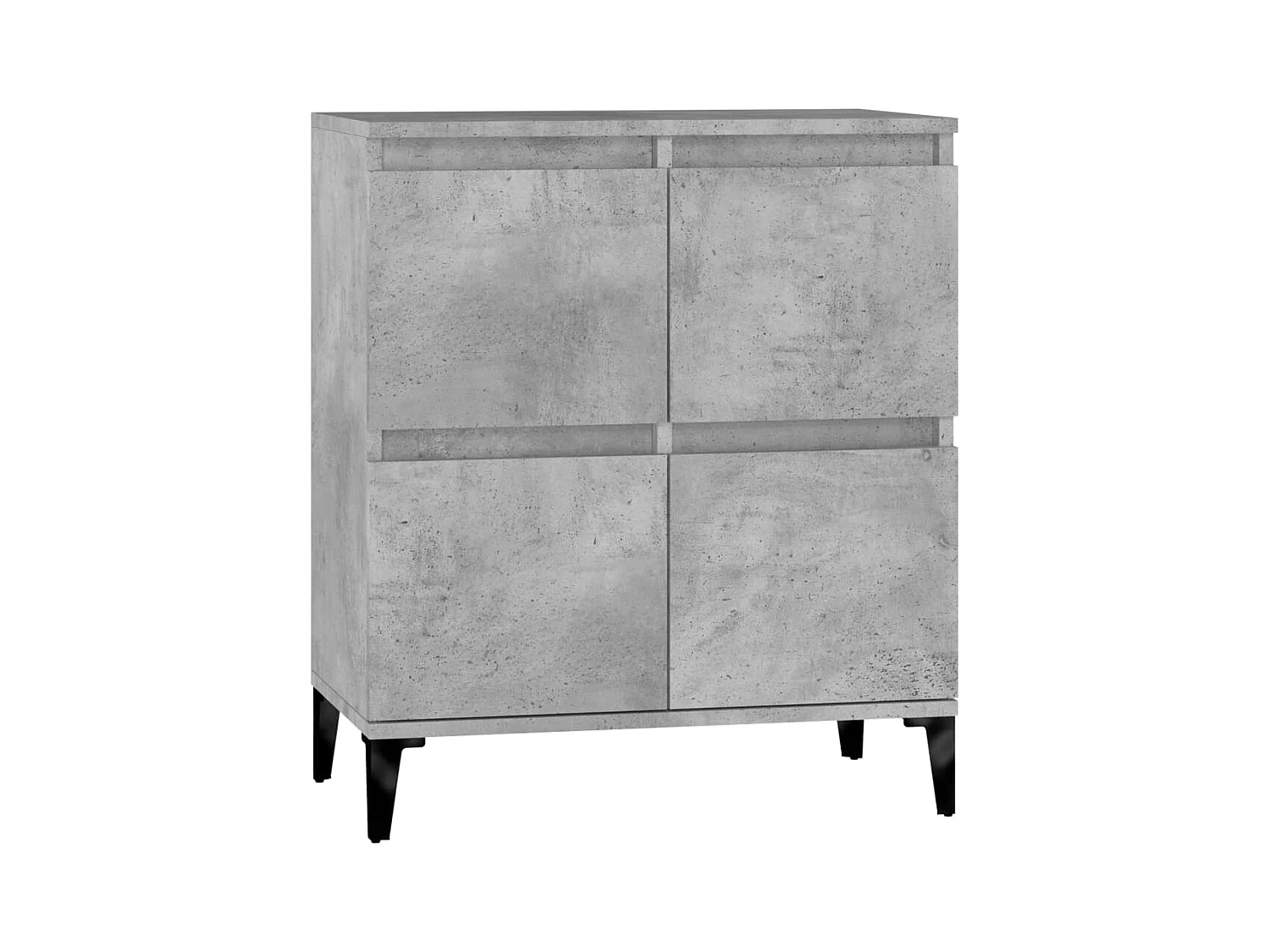 Buffet Gris béton 60x35x70 cm Bois d'ingénierie
