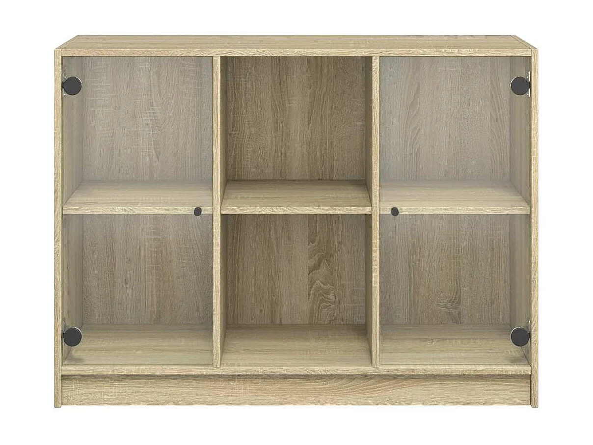 Buffet chêne sonoma 102x37x75,5 cm bois d'ingénierie