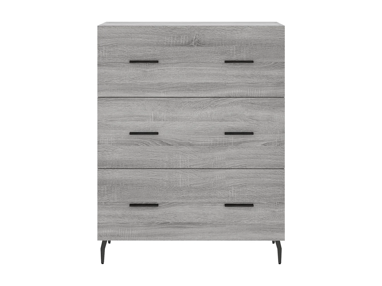 Buffet haut Sonoma gris 69,5x34x180 cm Bois d'ingénierie