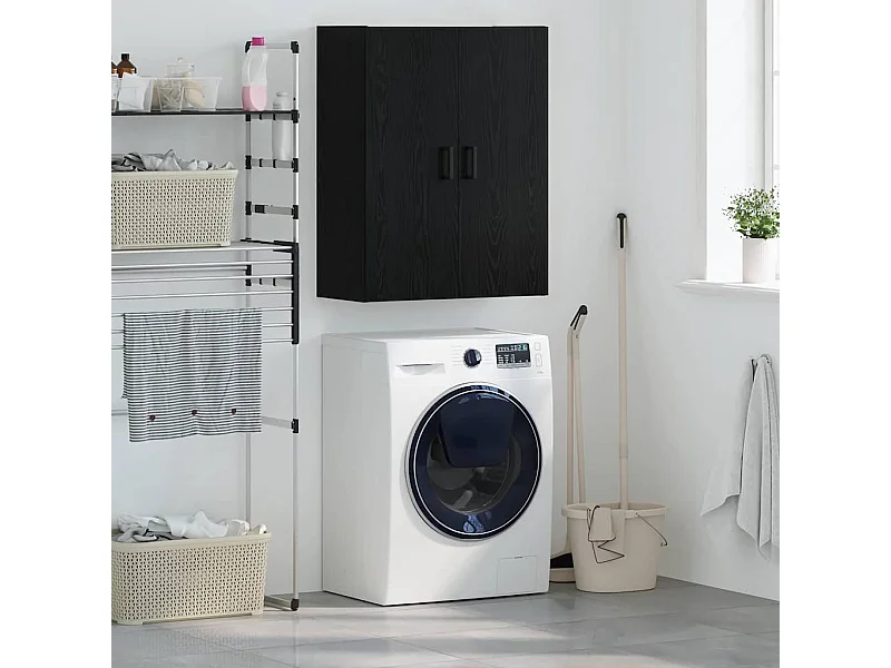 Pensile nero 69,5 x 34 x 90 cm Legno ingegnerizzato