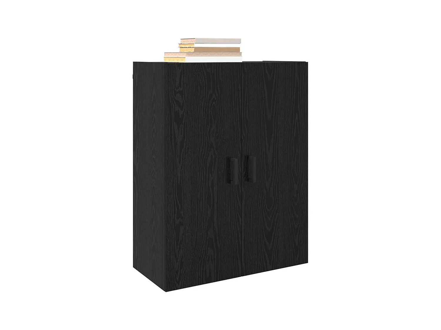 Pensile nero 69,5 x 34 x 90 cm Legno ingegnerizzato