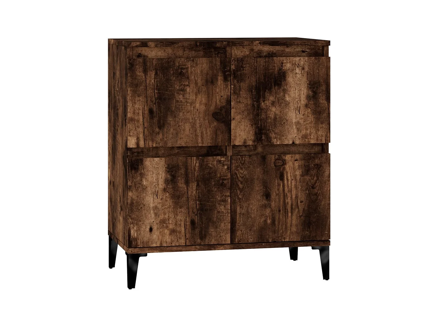 Credenza in rovere affumicato 60x35x70 cm in legno ingegnerizzato