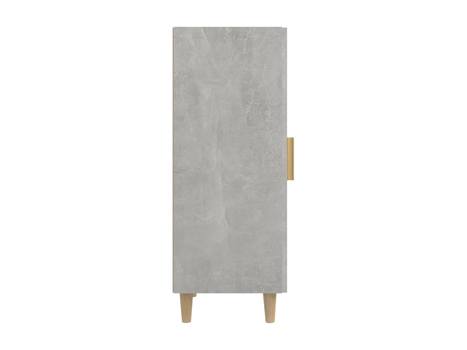 Buffet Gris béton 34,5x34x90 cm Bois d'ingénierie