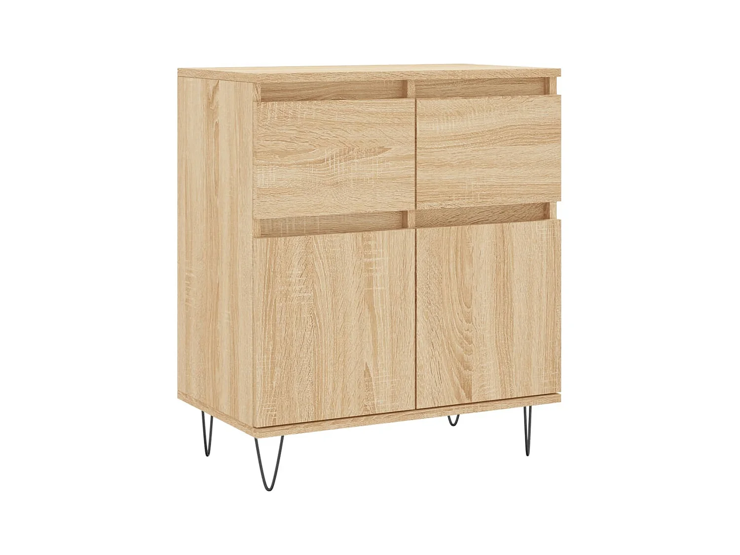 Credenza in rovere Sonoma 60x35x70 cm in legno ingegnerizzato